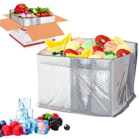 Foil Insulated Box Liners 11 x 8.5 x 5.5 Inch. 50 Pack Insulated Shipping Boxes for Frozen Food. Cold Shipping Boxes for Food. Box for Shipping F
