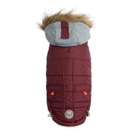 Winter Sailor Parka - Burgundy (size: 2XL)